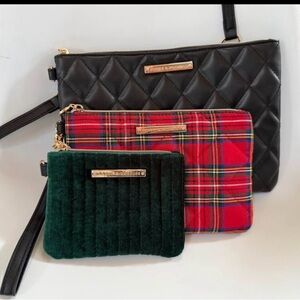 Poppy & Peonies Quilted Clutch Trio Set